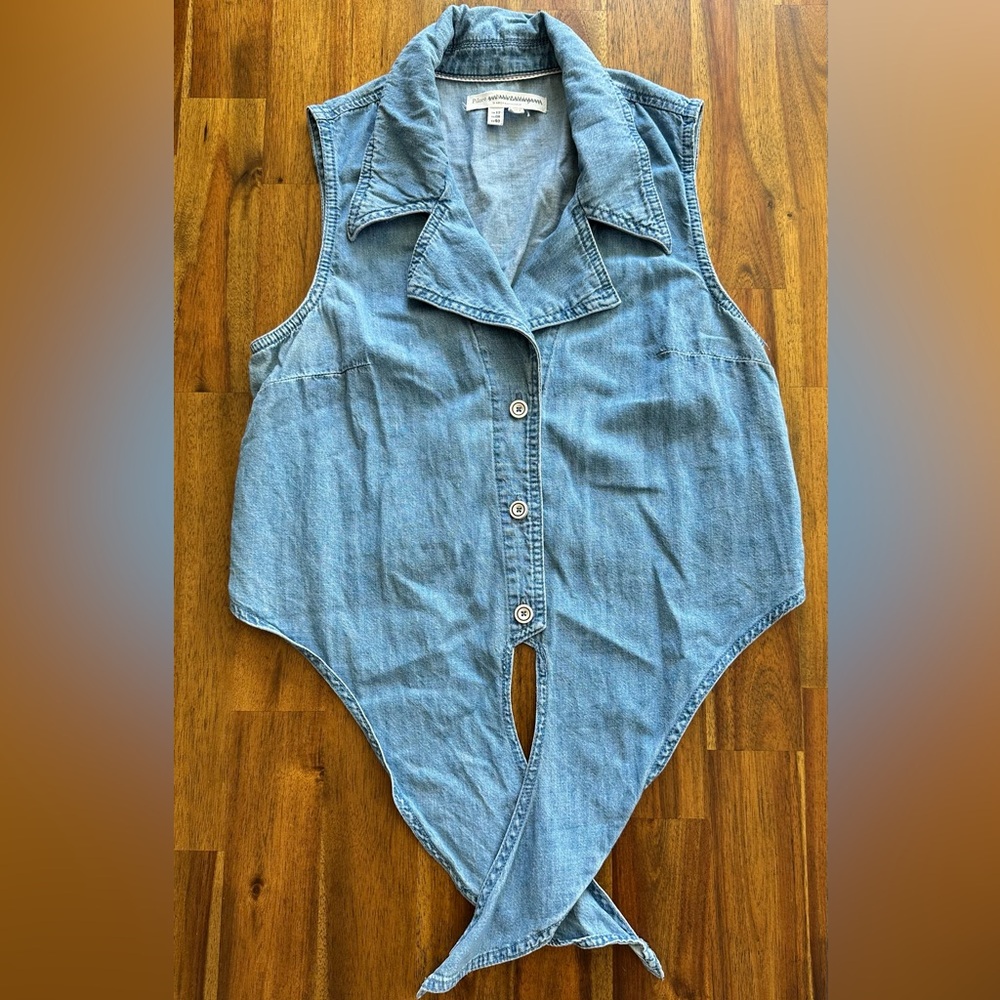 Pilcro by Anthropologie Sleeveless Button Down